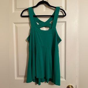 Torrid Green Top Size 2